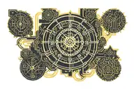 11:11 clock tattoo design idea