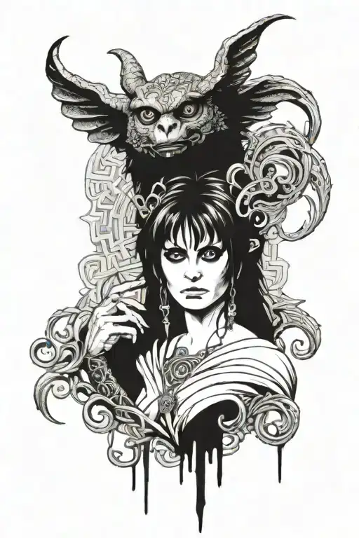 labyrinth movie tattoo design idea