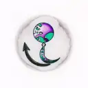 sailor pluto key staff with a crescent moon and neptune tattoo design idea