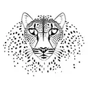 cheetah  tattoo design idea