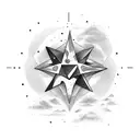 2021 shooting star  tattoo design idea