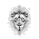 create an armsleve with multiple animals like lion, wolf, elephant, whale tattoo design idea