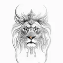 create an armsleve with multiple animals like lion, wolf, elephant, whale tattoo design idea