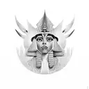 sphinx  tattoo design idea
