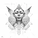 sphinx  tattoo design idea