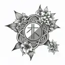 Ikigai symbol tattoo design idea