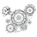 destopian big brother tattoo design idea