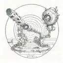 destopian big brother tattoo design idea