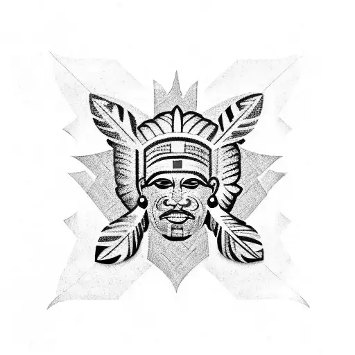 puerto rican taino indian chest tattoo tattoo design idea