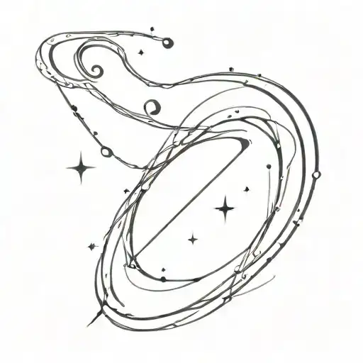 andromeda galaxy  tattoo design idea