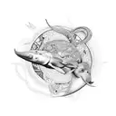 delfin tattoo design idea