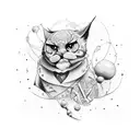 the number 706 in graffiti style tattoo design idea