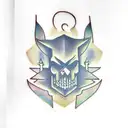 Arabic letters around forearm tattoo design idea