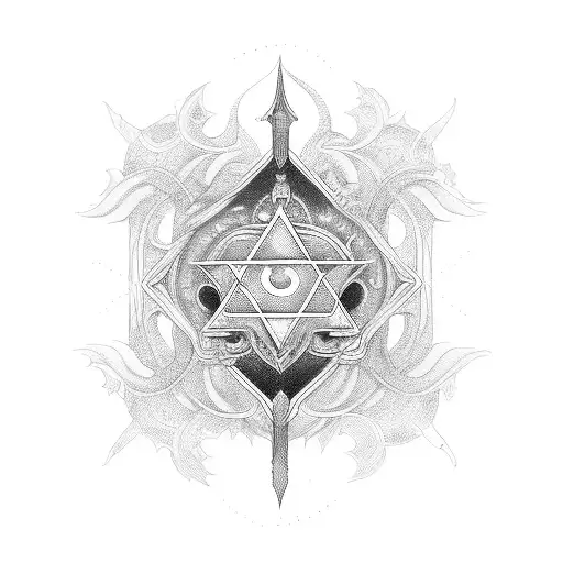 ophanim tattoo design idea