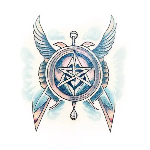 ophanim tattoo design idea