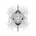 ophanim tattoo design idea