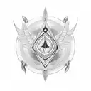 ophanim tattoo design idea