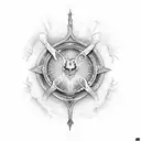 ophanim tattoo design idea
