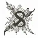 Multiple Sclerosis Awareness tattoo design idea