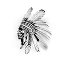 Iroquois Indian  tattoo design idea