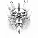 Iroquois Indian  tattoo design idea