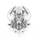 Iroquois Indian  tattoo design idea