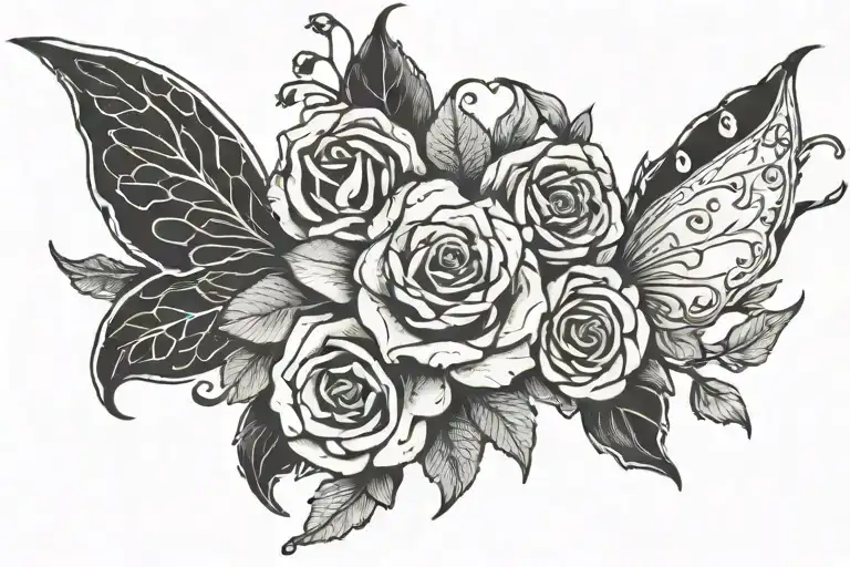 Title "Maybe Babe" tattoo design idea
