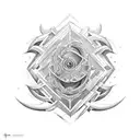 labyrinth tattoo design idea