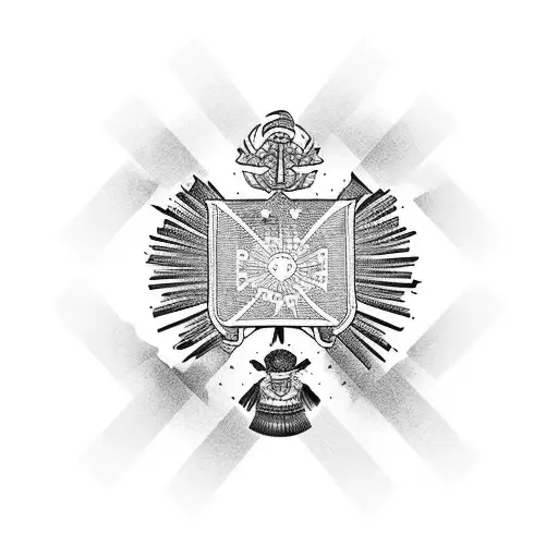 Filipino flag tattoo design idea