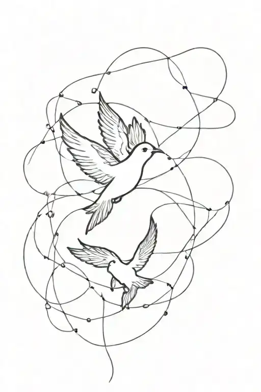 breaking free  tattoo design idea