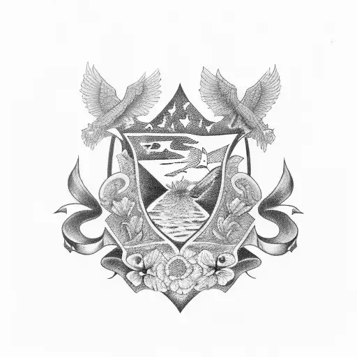 Hawaii Air Force children grandchildren  tattoo design idea