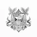 Hawaii Air Force children grandchildren  tattoo design idea