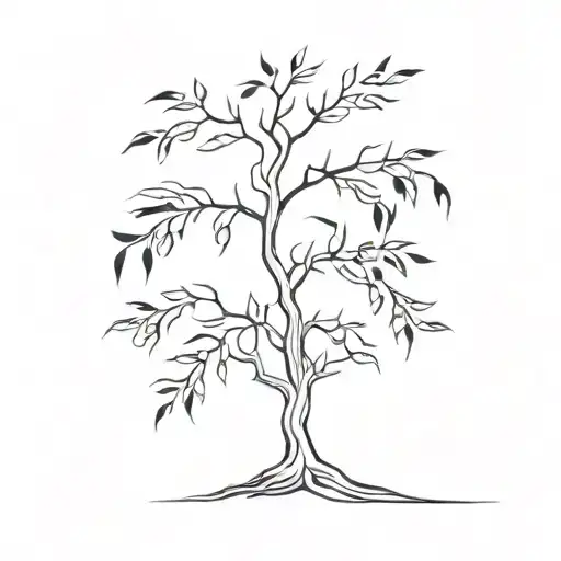 Poison Tree tattoo design idea