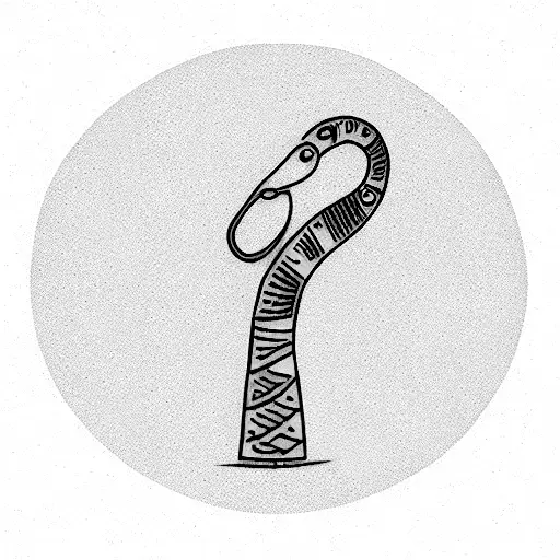 Brontosaurus tattoo design idea