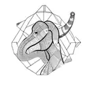 Brontosaurus tattoo design idea
