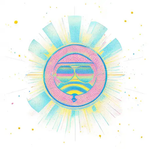 sonne tattoo design idea