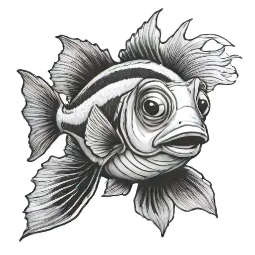 nemo tattoo design idea