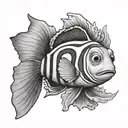 nemo tattoo design idea