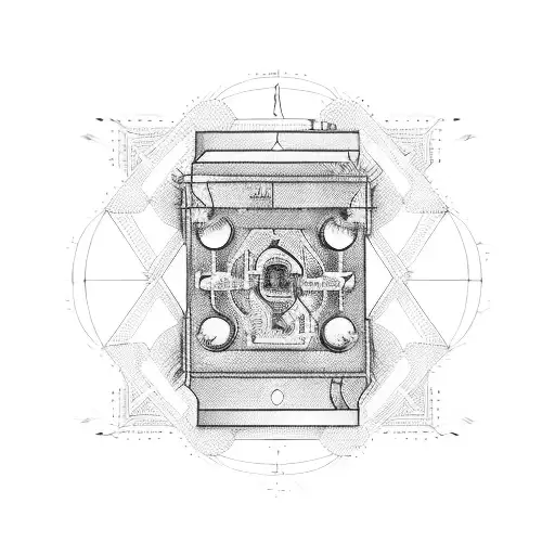 electrical curcuit schematic tattoo design idea