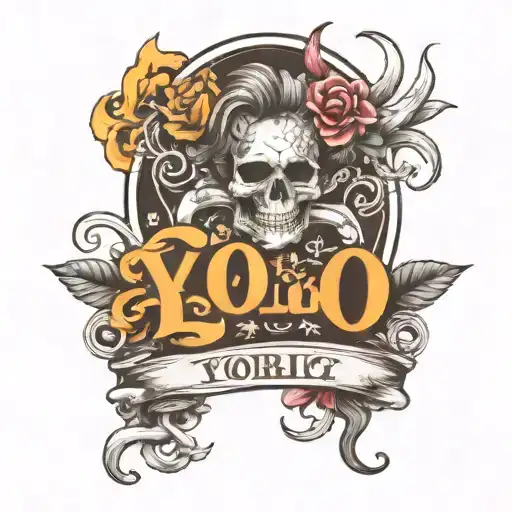 yolo tattoo design idea