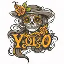 yolo tattoo design idea