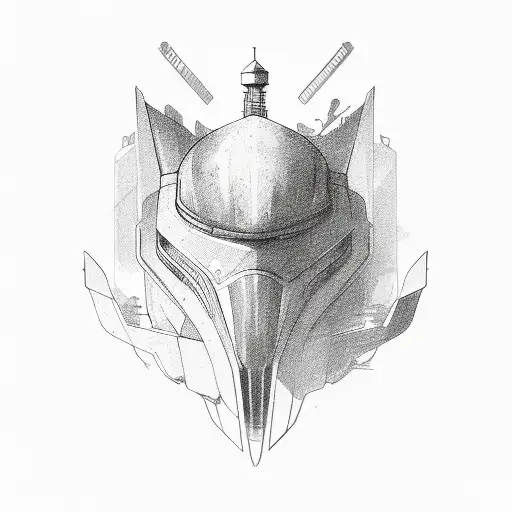 ship tattoo design idea