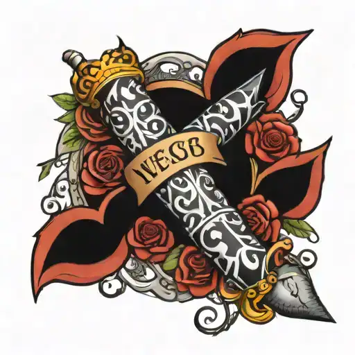 children name tattoo wrapped around arm tattoo design idea