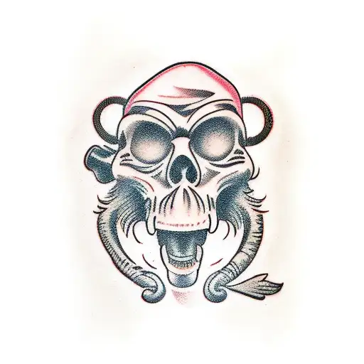 speak no evil monkeys ,omerta tattoo design idea