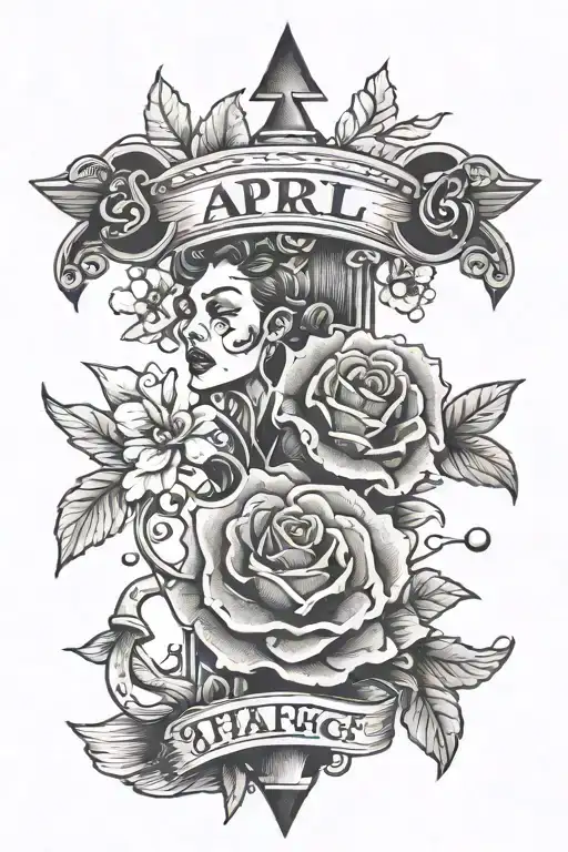 april, change, gym tattoo design idea