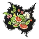 Salad Available tattoo design idea