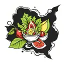 Salad Available tattoo design idea