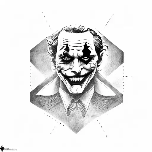 joker  tattoo design idea