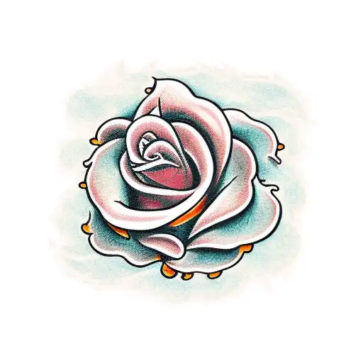 Dragon Crown Roses Bahamas tattoo design idea