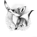 Central Element: The Little Prince with a Fox  The central focus of the tattoo will be a colorful and detailed depiction tattoo design idea